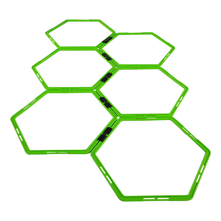 Tunturi Agility Grid Set L Kunststof L 6 Ringen L Groen tunturi kopen in de aanbieding