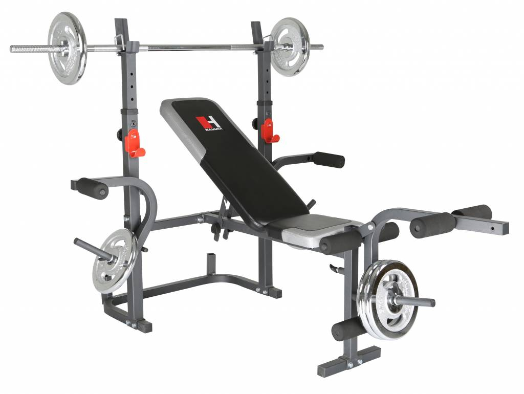Hammer Fitness Bermuda Xt L Halterbank L Verstelbaar hammer fitness kopen in de aanbieding