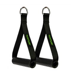 Tunturi Strap Handle l 2 stuks l zwart