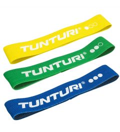 Tunturi Weerstandsbanden set l textiel l 3 sterktes