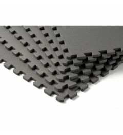 Tunturi beschermmat l 60 x 60 cm l 4 stuks l zwart