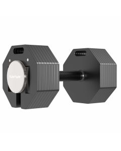 Tunturi Rapid Verstelbare Dumbbell – 36 kg per dumbell– Verstelbaar van 4 tot 36 kg – 17 gewichten in één – Halterset voor thuisfitness