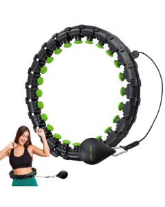 Tunturi Hoelahoep l Hoelahoop met gewicht l Gewicht 1,3 kg | Taille omtrek verstelbaar van 44 tot 106 cm