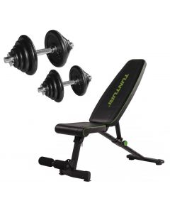 Tunturi UB20 + 2x Dumbellset 20 kg