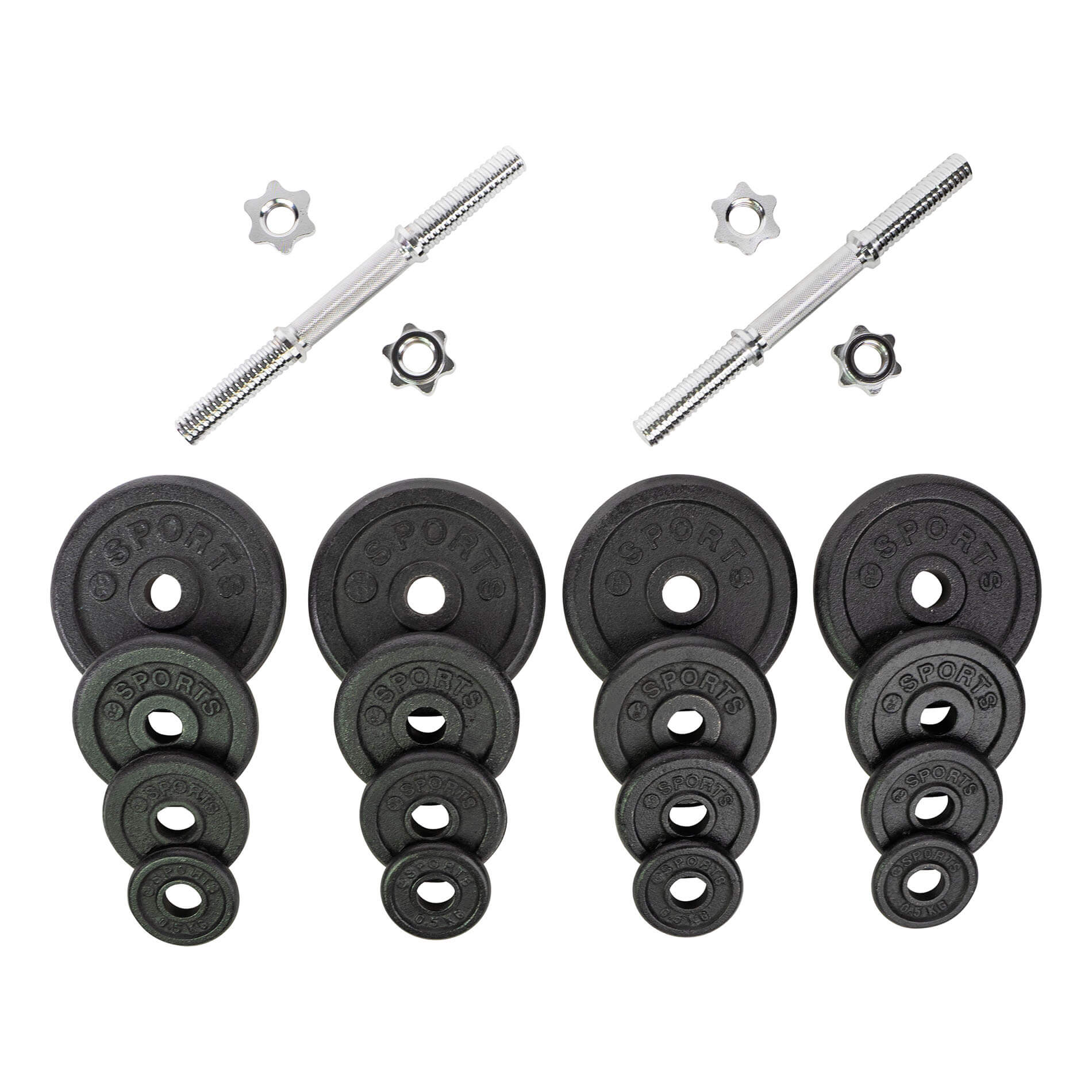 Tunturi Dumbells Vinyl Overtrokken Gietijzer Blauw 4 kg 14TUSFU112